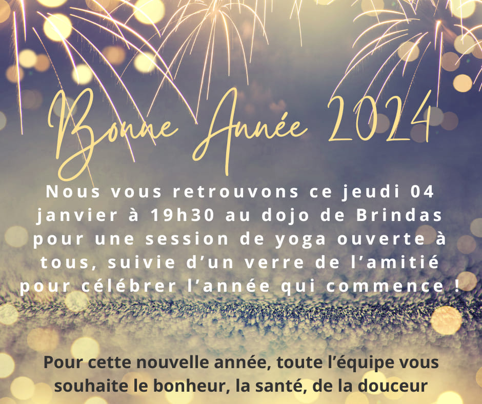 Bonne année session yoga ouverte à tous !