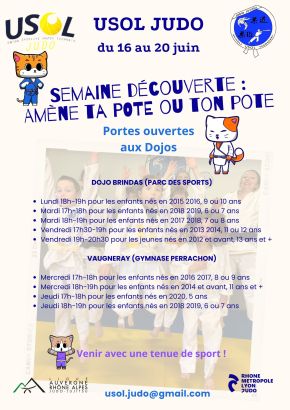 Semaine découverte "Amène ton pote ou ta pote"